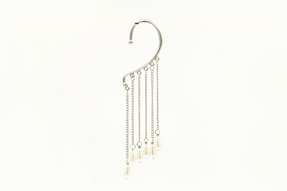Luna Pearl Cascade Ear Cuffs - Image 3