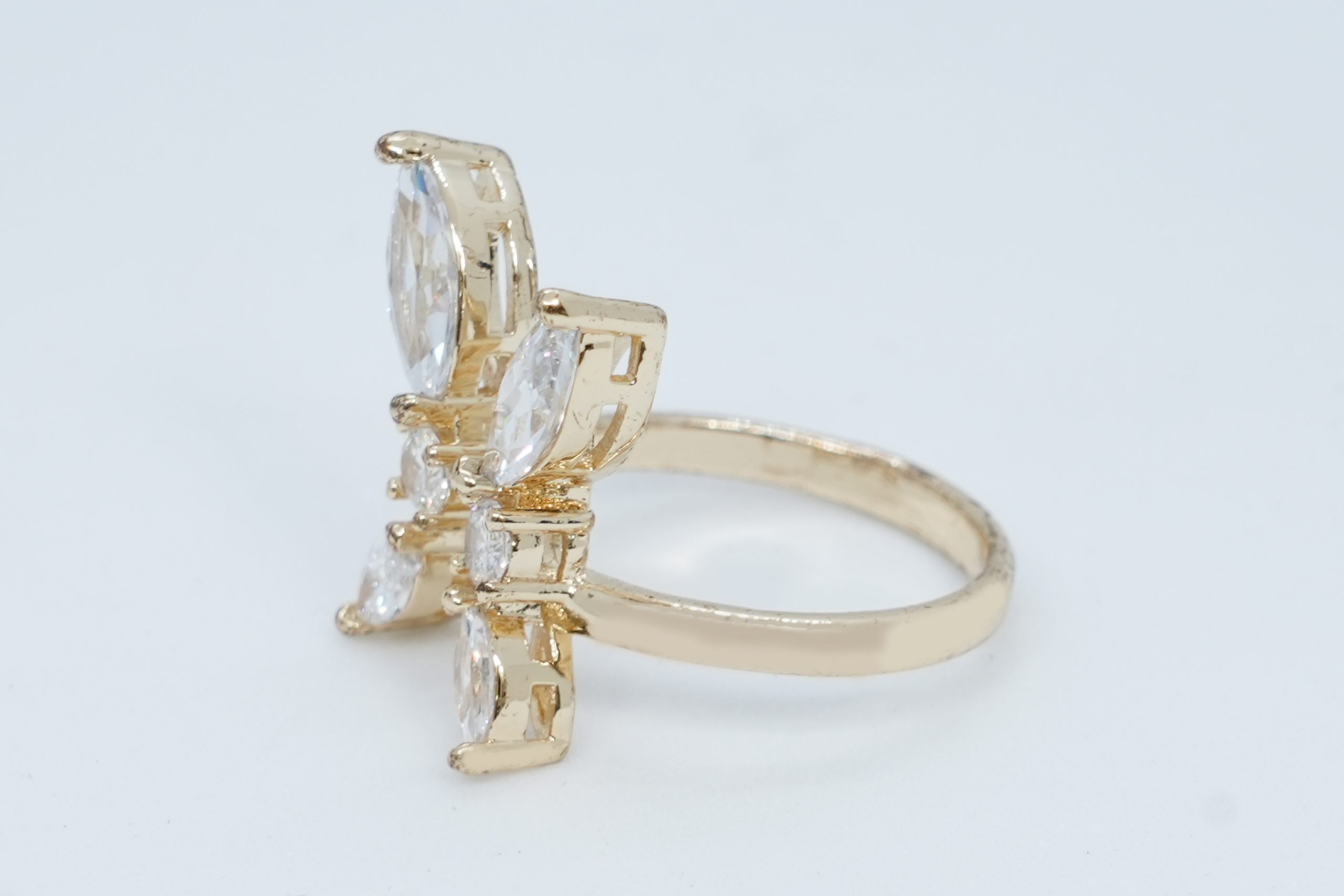 Golden Butterfly Bloom Ring - Image 3
